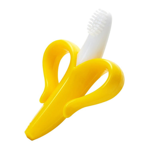 Maternal and Infant Products Baby Banana Gum Tooth Grinder Bite Food Silicone Fruit Gum Baby Training Toothbrush eprolo The Little Baby Brand