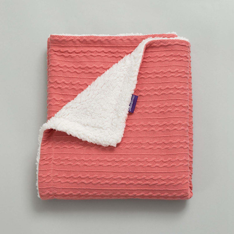 baby blanket Clevamama Blankets - Luxe Sherpa Baby Blanket Pink The Little Baby Brand The Little Baby Brand