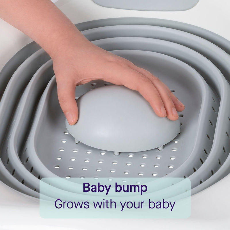 Baby Bathtubs & Bath Seats Clevamama - Clevabath Sink Bath - Grey The Little Baby Brand The Little Baby Brand