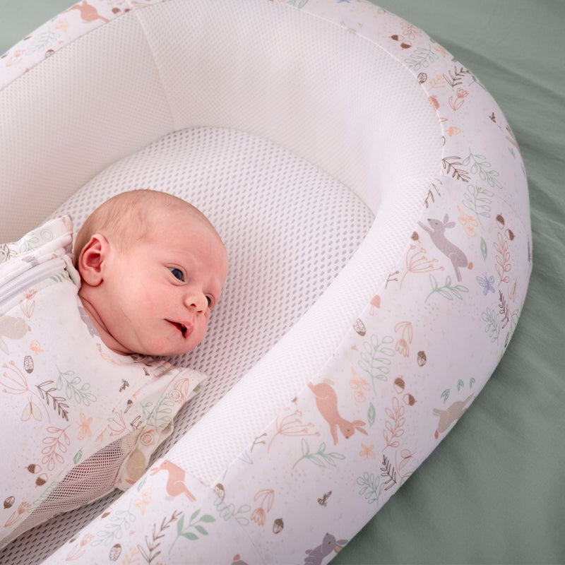 baby nest Purflo Sleeptight Baby Bed - Storybook Nutmeg The Little Baby Brand The Little Baby Brand
