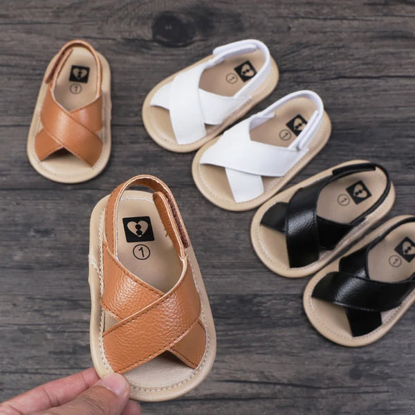 Summer Baby Boys Shoes Breathable Anti-Slip Shoes Tassel Design Sandals Toddler Soft Soled First Walkers The Little Baby Brand The Little Baby Brand