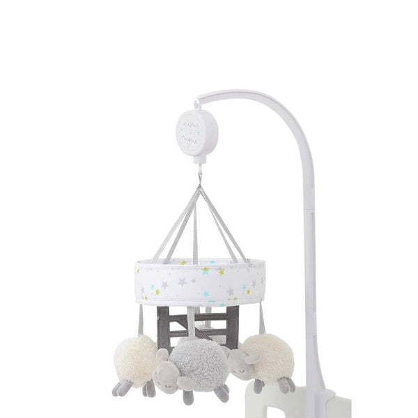 Cot Mobiles Silver Cloud Counting Sheep Cot Mobile BabyBase The Little Baby Brand