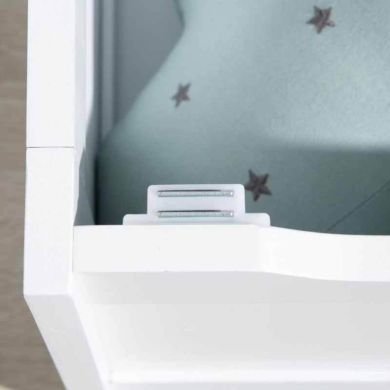 Grey Star Two-In-One Wooden Toy Storage Bench Unbranded The Little Baby Brand