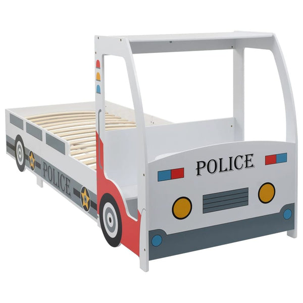  Children's Police Car Bed with Desk 90x200 cm vidaXL The Little Baby Brand