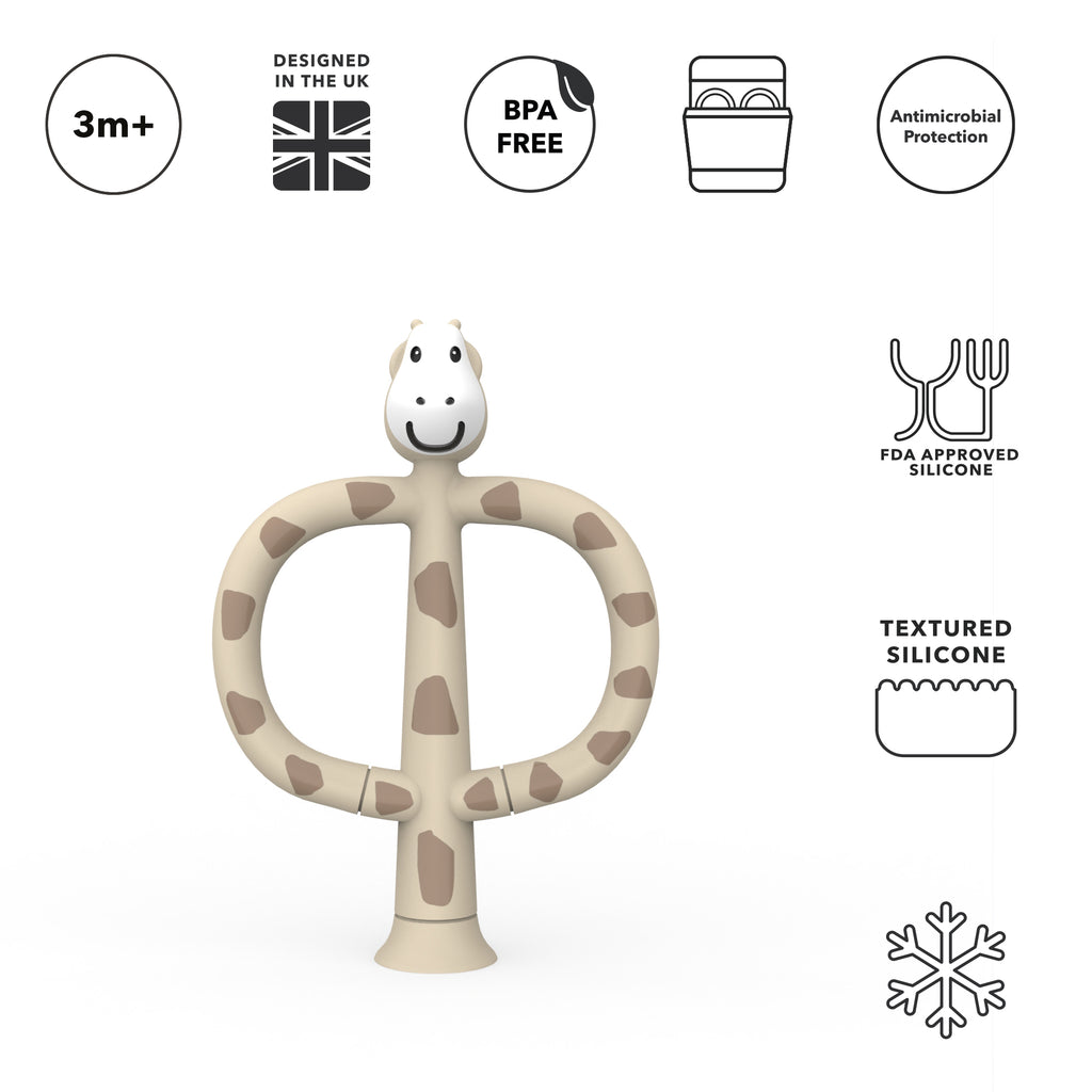 Matchstick Monkey Training Toothbrush - Giraffe The Little Baby Brand The Little Baby Brand