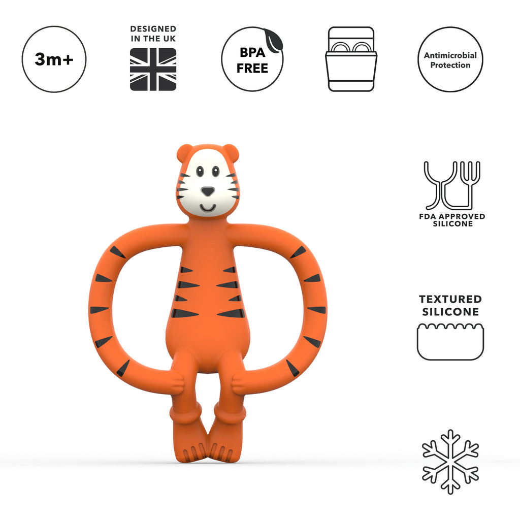 Matchstick Monkey Animal Teether Teddy Tiger The Little Baby Brand The Little Baby Brand