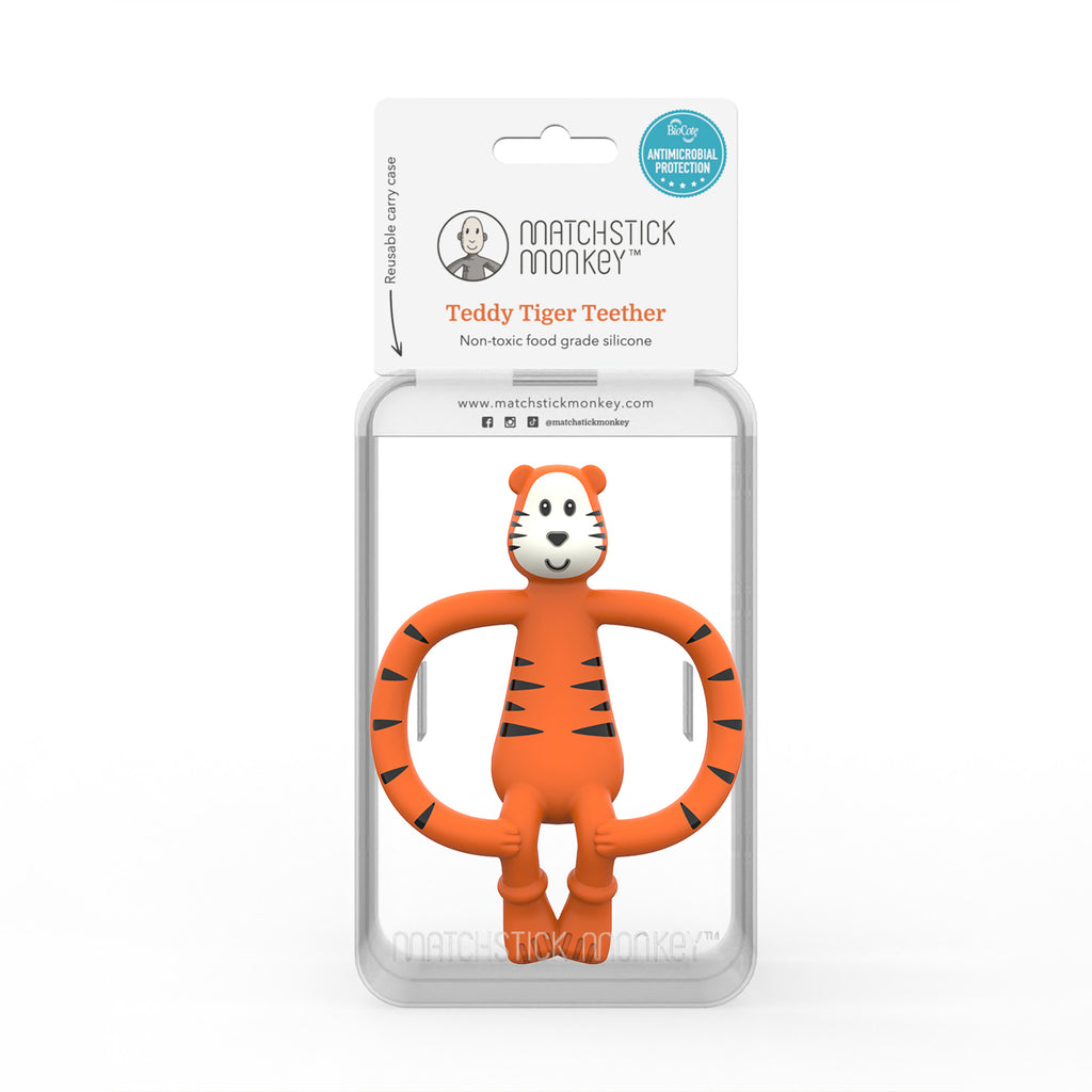 Matchstick Monkey Animal Teether Teddy Tiger The Little Baby Brand The Little Baby Brand