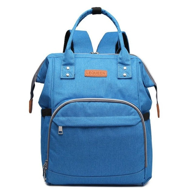 New Mummy Backpack Zipper Large Capacity Travel Maternity Bag Diaper Baby Bag Multifunctional Nursing Bag Backpack Baby Care eprolo The Little Baby Brand
