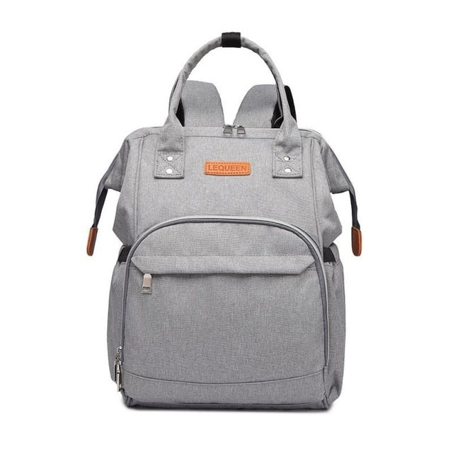 New Mummy Backpack Zipper Large Capacity Travel Maternity Bag Diaper Baby Bag Multifunctional Nursing Bag Backpack Baby Care eprolo The Little Baby Brand