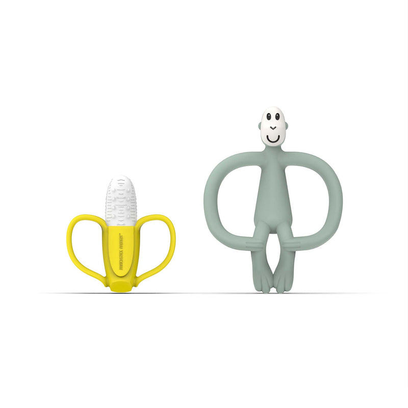 baby teethers Matchstick Monkey Gift Set Banana & Monkey Teether The Little Baby Brand The Little Baby Brand