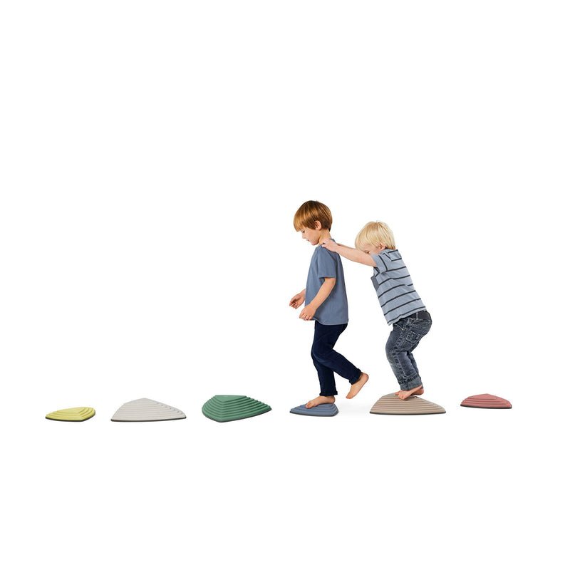 Outdoor Play Equipment Kids Gonge River Stepping Stones (Pack 6) Liberty House Toys The Little Baby Brand