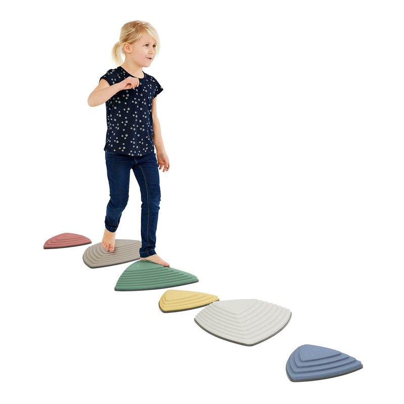 Outdoor Play Equipment Kids Gonge River Stepping Stones (Pack 6) Liberty House Toys The Little Baby Brand