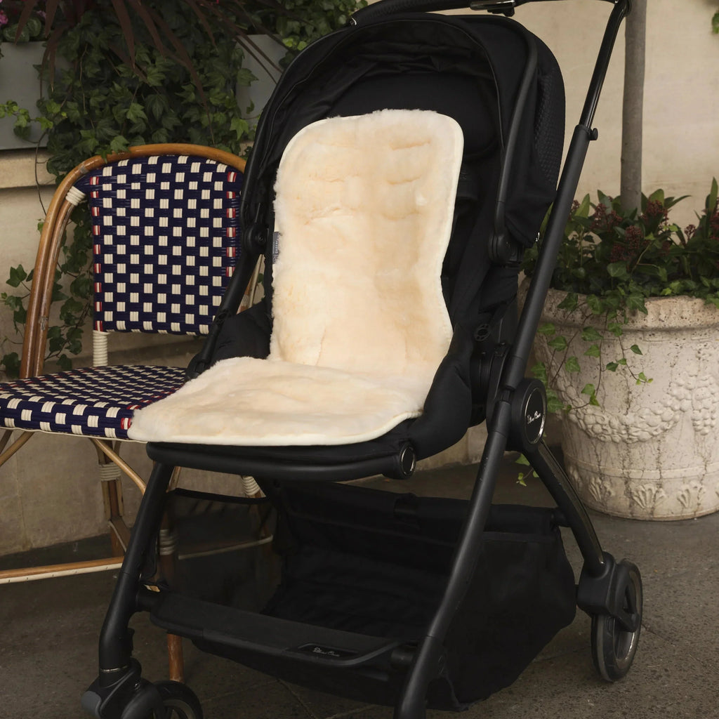 Sheepskin Pram Liner Baby Lambskin Pram Liner - Natural The Little Baby Brand The Little Baby Brand