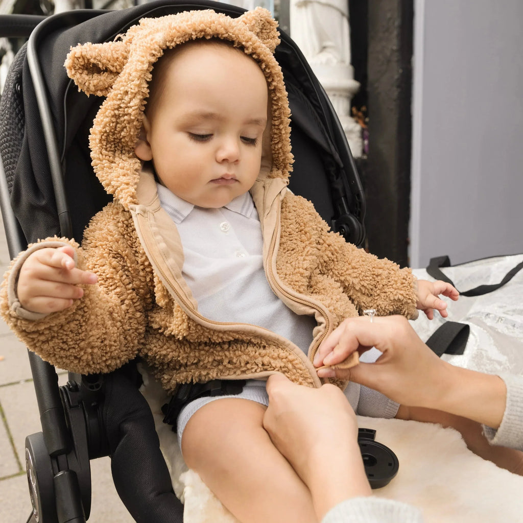 Sheepskin Pram Liner Baby Lambskin Pram Liner - Natural The Little Baby Brand The Little Baby Brand