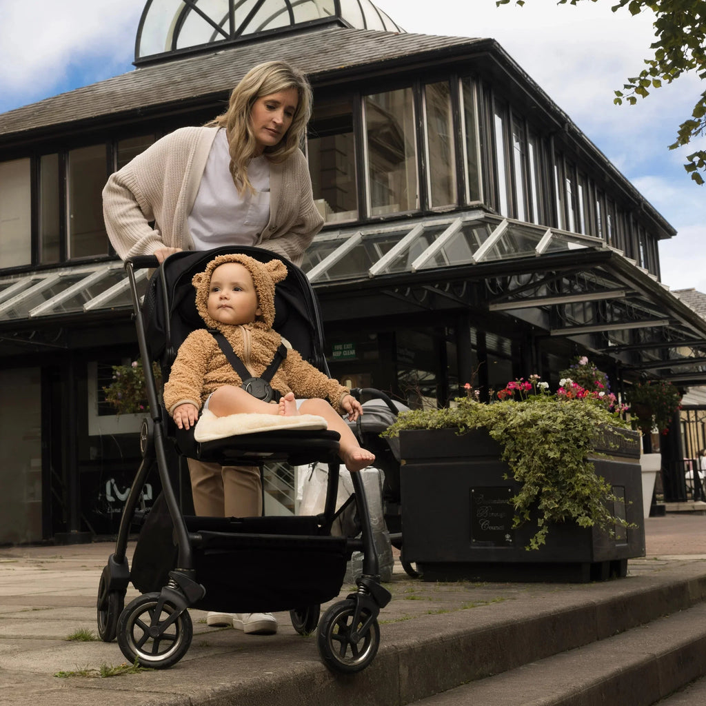 Sheepskin Pram Liner Baby Lambskin Pram Liner - Natural The Little Baby Brand The Little Baby Brand