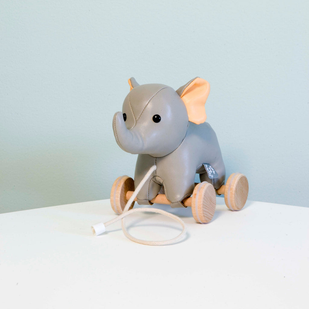 pull along toy Little Big Friends Pull Along - Vincent The Elephant The Little Baby Brand The Little Baby Brand