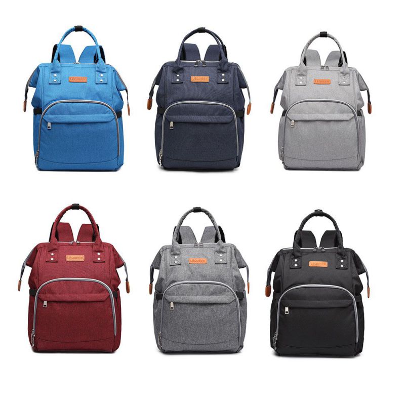 New Mummy Backpack Zipper Large Capacity Travel Maternity Bag Diaper Baby Bag Multifunctional Nursing Bag Backpack Baby Care eprolo The Little Baby Brand