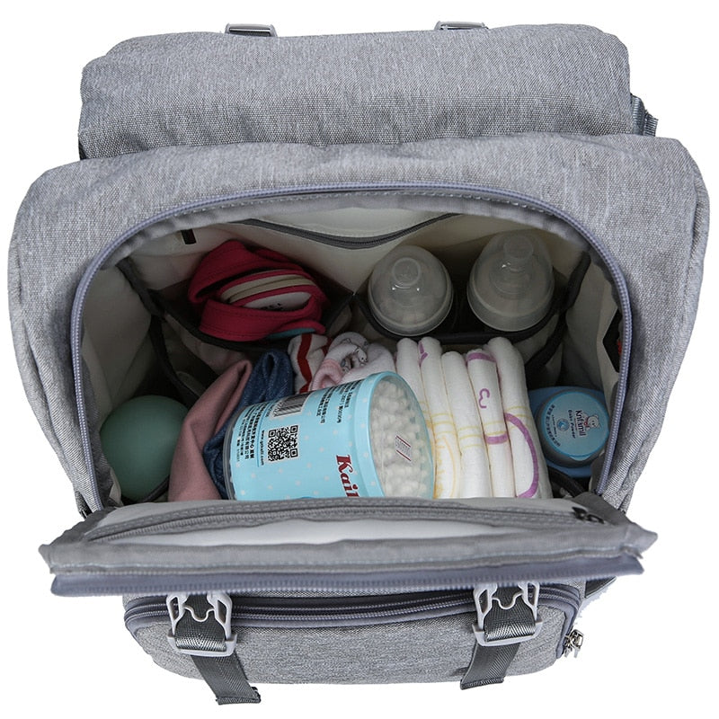 Baby Diaper Bag With USB Interface Large baby nappy changing Bag Mummy Maternity Travel Backpack for mom Nursing bags eprolo The Little Baby Brand