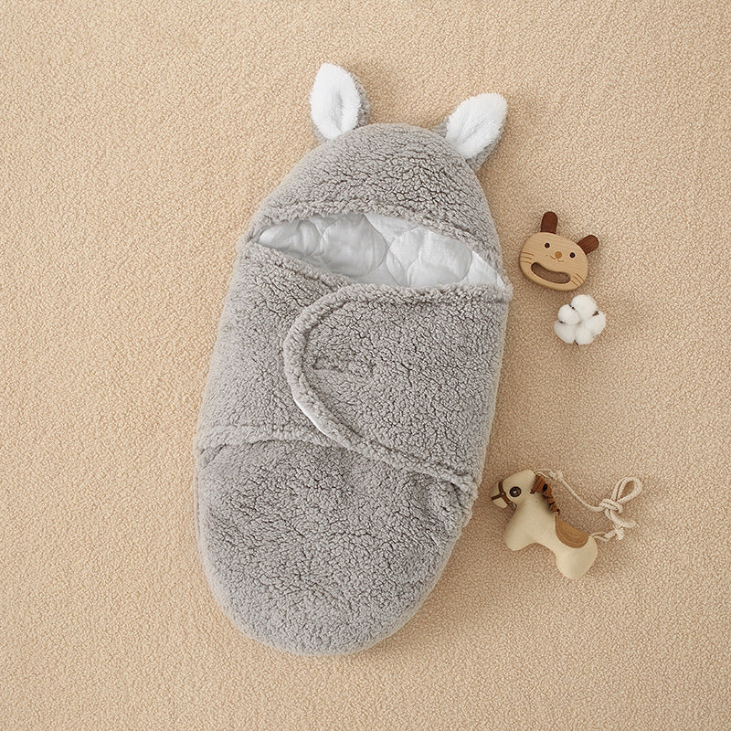 Maternal And Infant Products Newborn Lamb Velvet Quilt Baby Quilt Autumn And Winter Thickened Split-Leg Sleeping Bag Baby Quilt eprolo The Little Baby Brand