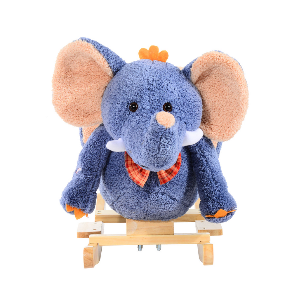 Rocking Horse Ride on Toy Seat Belt Safety Toddler Elephant Music Unbranded The Little Baby Brand
