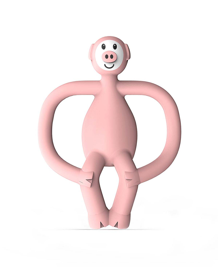 Matchstick Monkey Animal Teether - Pickle Pig The Little Baby Brand The Little Baby Brand