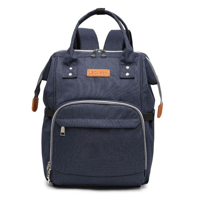 New Mummy Backpack Zipper Large Capacity Travel Maternity Bag Diaper Baby Bag Multifunctional Nursing Bag Backpack Baby Care eprolo The Little Baby Brand