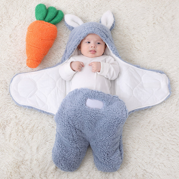 Maternal And Infant Products Newborn Lamb Velvet Quilt Baby Quilt Autumn And Winter Thickened Split-Leg Sleeping Bag Baby Quilt eprolo The Little Baby Brand