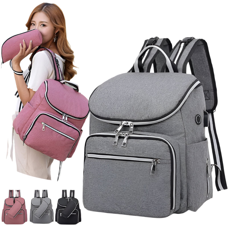 Fashion Maternity Diaper Bags Waterproof Mummy Nappy Bags Large Capacity Baby Care Nursing Bag Mother Multi-function Backpacks eprolo The Little Baby Brand