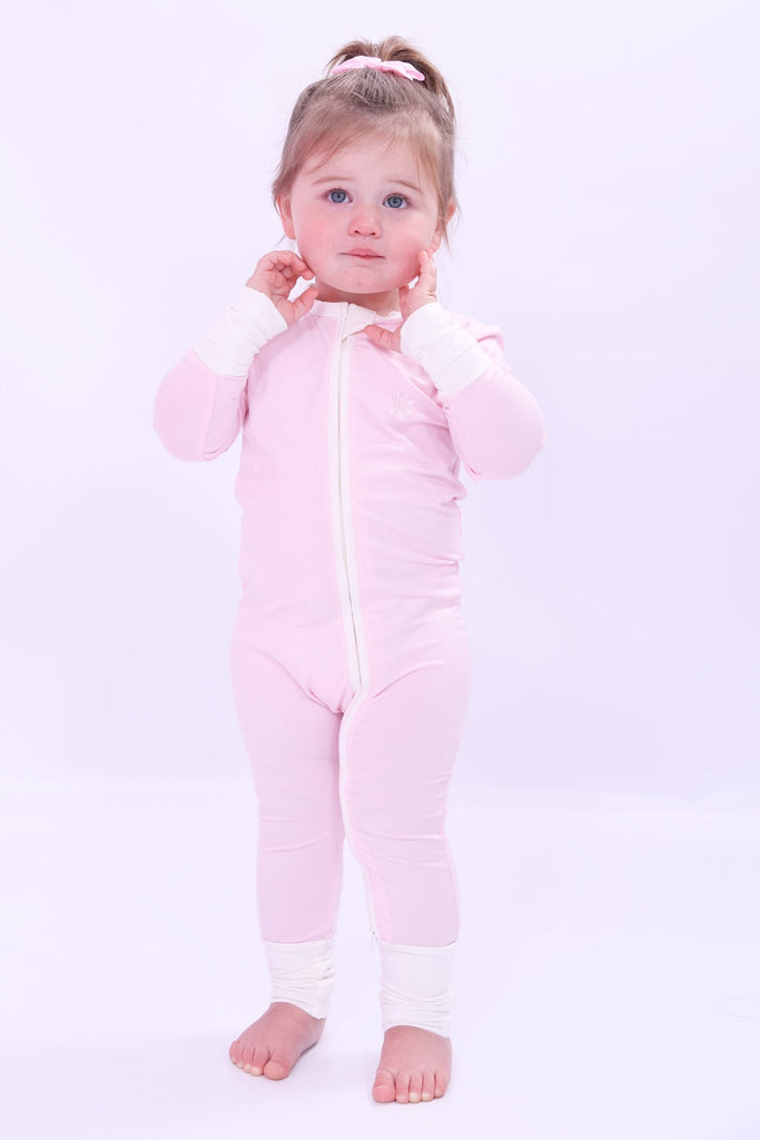 Baby Clothing Perfectly Pink Bamboo Sleepeaz Sleepsuit Elivia James The Little Baby Brand