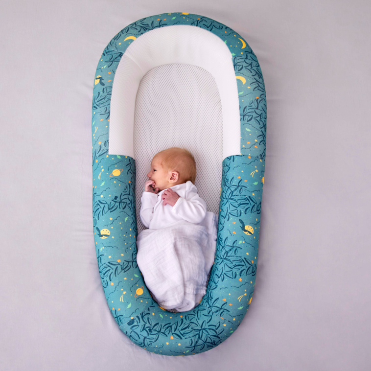 baby nest Purflo Sleeptight Baby Bed - Stargazer Midnight The Little Baby Brand The Little Baby Brand