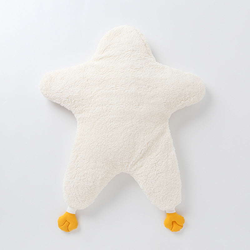 Little Yellow Duck Baby Wrapped with Lamb Fleece Thickened Newborn Baby Wrapped with Anti Startle Sleeping Bag for Newborn eprolo The Little Baby Brand