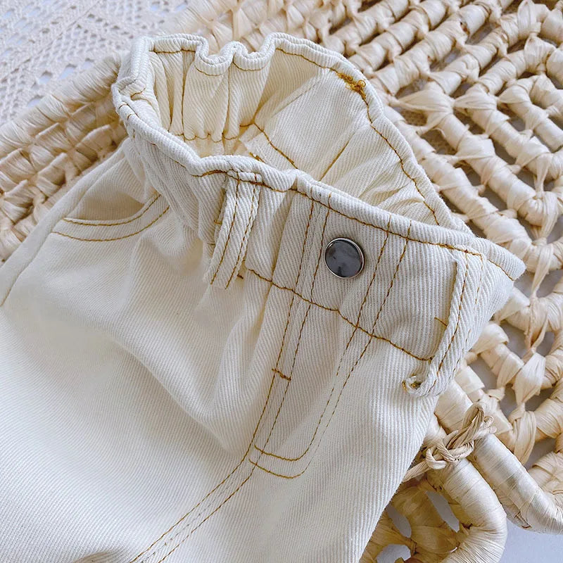 MILANCEL Autumn Fashion Denim Kids Baby Girls and Boys Jeans  Straight Toddler Pants The Little Baby Brand The Little Baby Brand