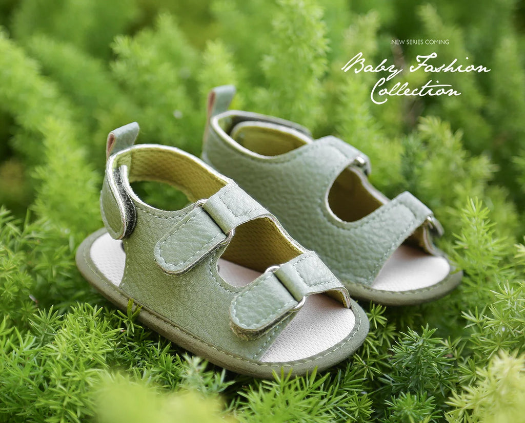 New Baby Sandals Baby Shoes Baby Boy Girl Sandals PU Soft Bottom Sole Anti-Slip Infant First Walker Crib Shoes Newborn Moccasins The Little Baby Brand The Little Baby Brand
