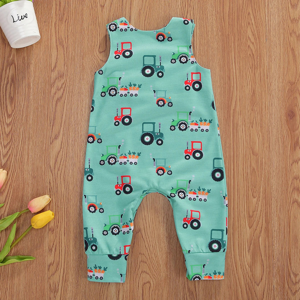 Citgeett Summer Newborn Baby Boys Girls Cotton Romper Sleeveless Button Jumpsuit Playsuit Overalls Casual Outfits The Little Baby Brand The Little Baby Brand