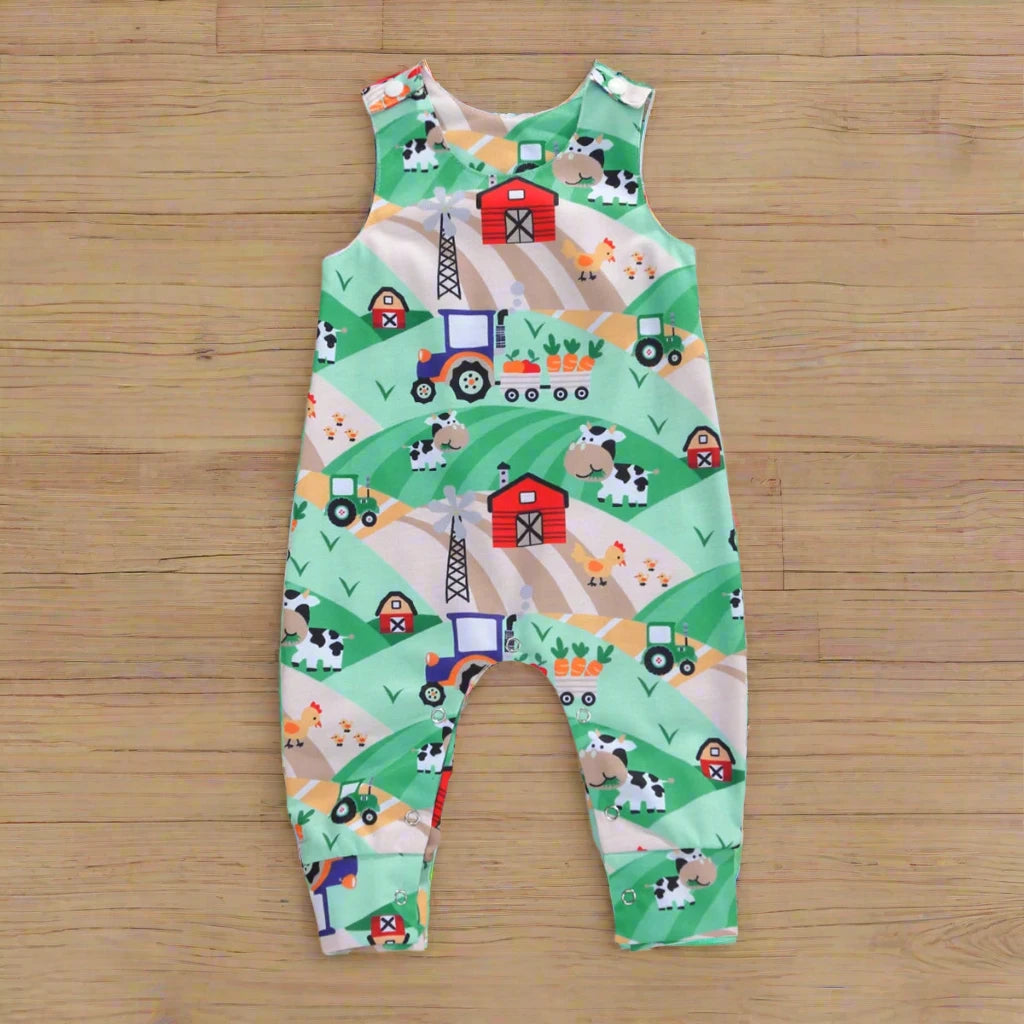 Citgeett Summer Newborn Baby Boys Girls Cotton Romper Sleeveless Button Jumpsuit Playsuit Overalls Casual Outfits The Little Baby Brand The Little Baby Brand