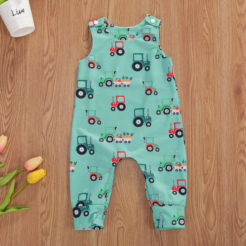 Citgeett Summer Newborn Baby Boys Girls Cotton Romper Sleeveless Button Jumpsuit Playsuit Overalls Casual Outfits The Little Baby Brand The Little Baby Brand