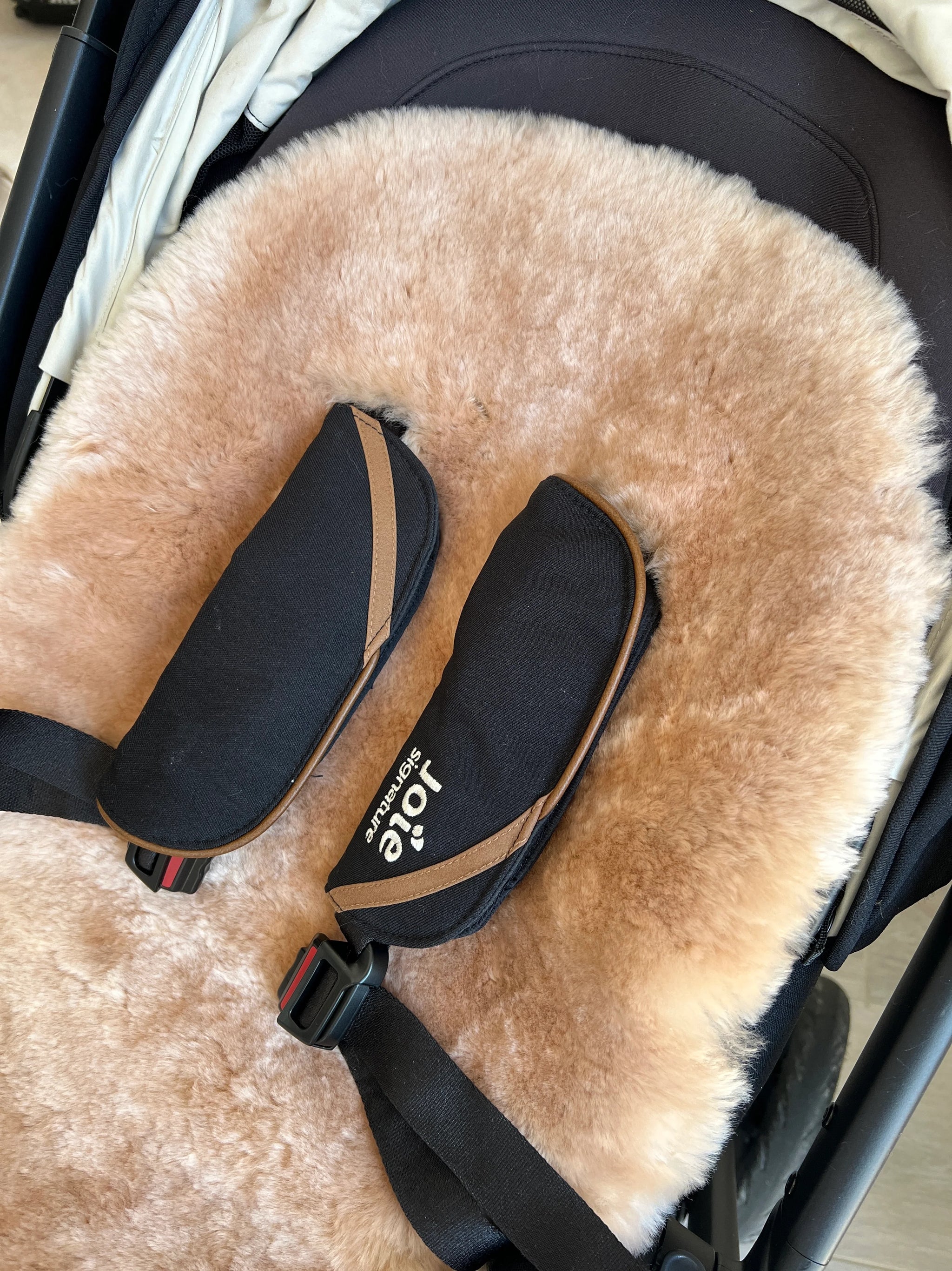 Baby Sheepskin Pramliner Rose Gold The Little Baby Brand