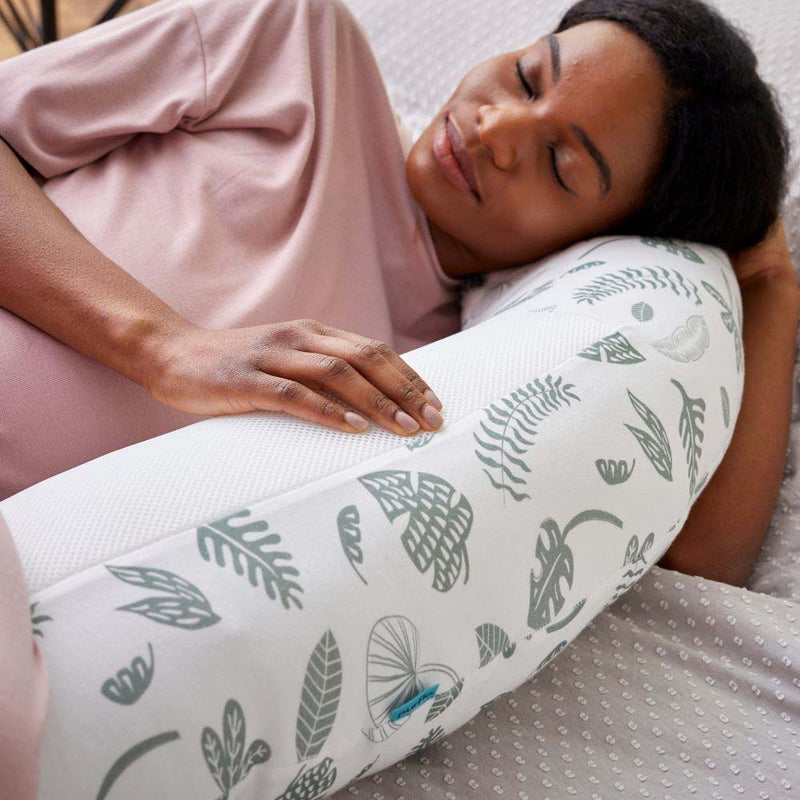 maternity pillow Purflo Breathe Pregnancy and Nursing Pillow Jardin The Little Baby Brand The Little Baby Brand