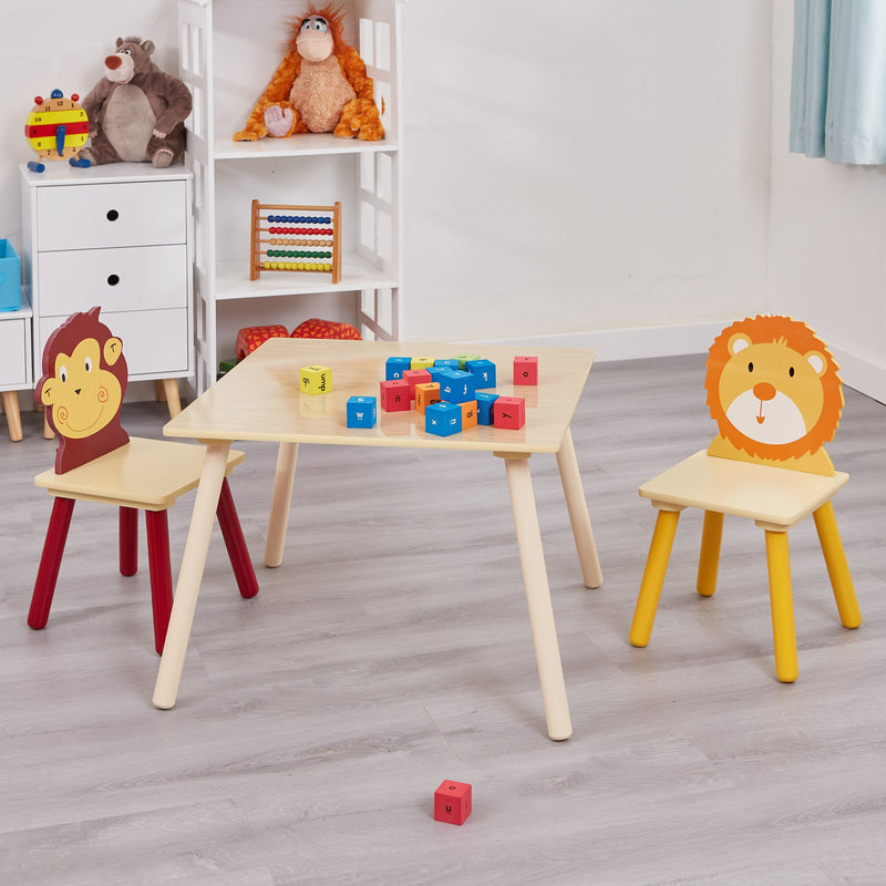 Nursery Liberty House Children's Wooden Jungle Table & Chairs Liberty House Toys The Little Baby Brand