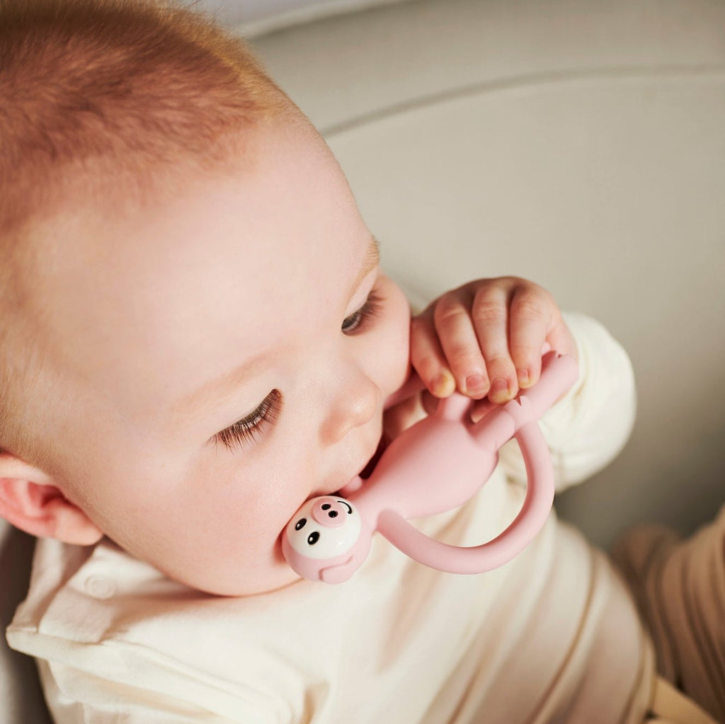 Matchstick Monkey Animal Teether - Pickle Pig The Little Baby Brand The Little Baby Brand