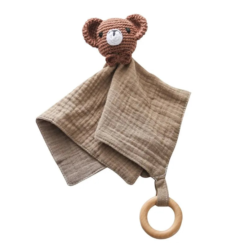 Baby Comfort Towel Newborn Stuff Baby Comforter Things Crochet  Animal Comforter towel for baby Bicolor Towel Sleep Accessories The Little Baby Brand The Little Baby Brand