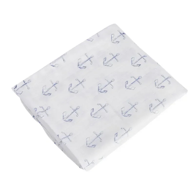 Blanket Swaddling Muslin 100%Cotton Baby Swaddles Soft Newborn Blankets Bath Gauze Infant Wrap sleepsack Stroller Cover Play Mat The Little Baby Brand The Little Baby Brand