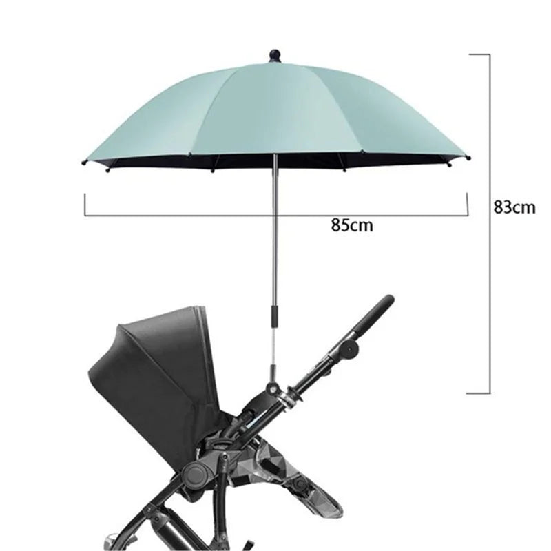UV Protection Baby Stroller Umbrella With Clamp Universal Sunscree Rainproof Stroller Cover Umbrella  Baby Stroller Accessories The Little Baby Brand The Little Baby Brand