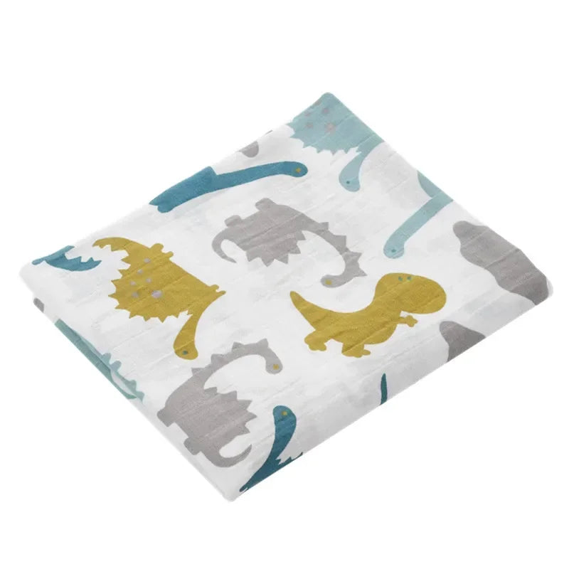 Blanket Swaddling Muslin 100%Cotton Baby Swaddles Soft Newborn Blankets Bath Gauze Infant Wrap sleepsack Stroller Cover Play Mat The Little Baby Brand The Little Baby Brand