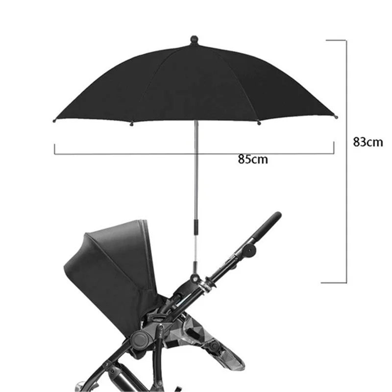 UV Protection Baby Stroller Umbrella With Clamp Universal Sunscree Rainproof Stroller Cover Umbrella  Baby Stroller Accessories The Little Baby Brand The Little Baby Brand