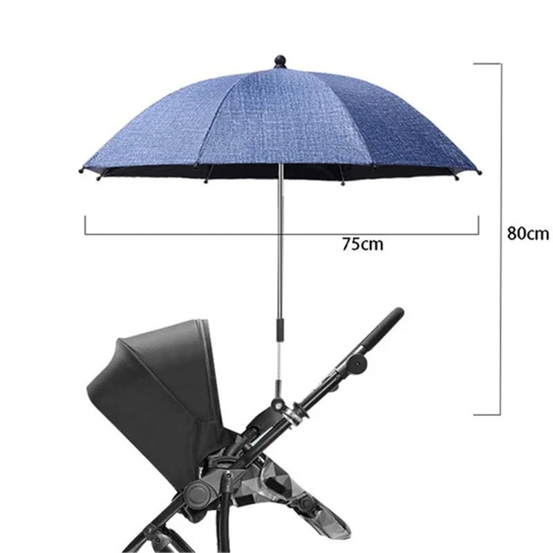 UV Protection Baby Stroller Umbrella With Clamp Universal Sunscree Rainproof Stroller Cover Umbrella  Baby Stroller Accessories The Little Baby Brand The Little Baby Brand