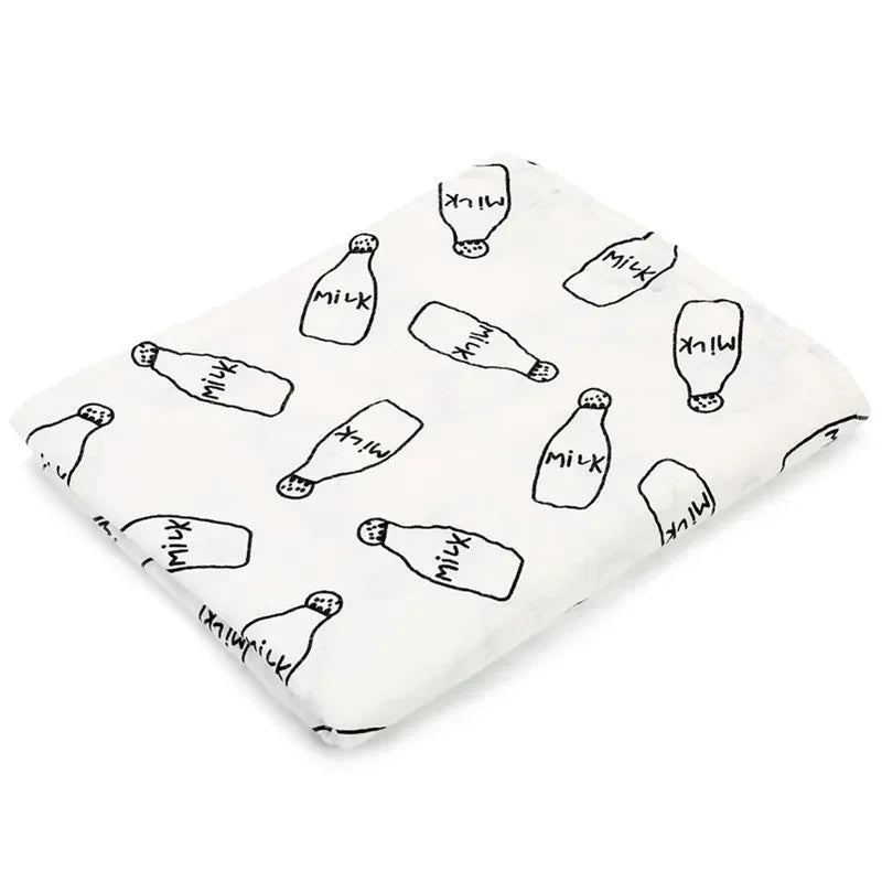 Blanket Swaddling Muslin 100%Cotton Baby Swaddles Soft Newborn Blankets Bath Gauze Infant Wrap sleepsack Stroller Cover Play Mat The Little Baby Brand The Little Baby Brand