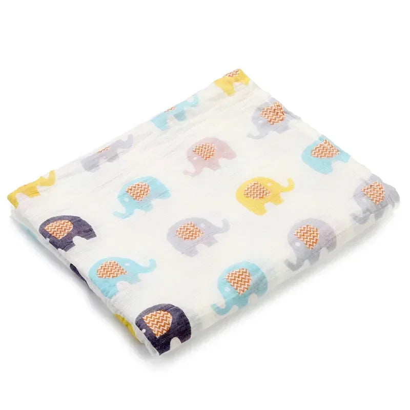 Blanket Swaddling Muslin 100%Cotton Baby Swaddles Soft Newborn Blankets Bath Gauze Infant Wrap sleepsack Stroller Cover Play Mat The Little Baby Brand The Little Baby Brand