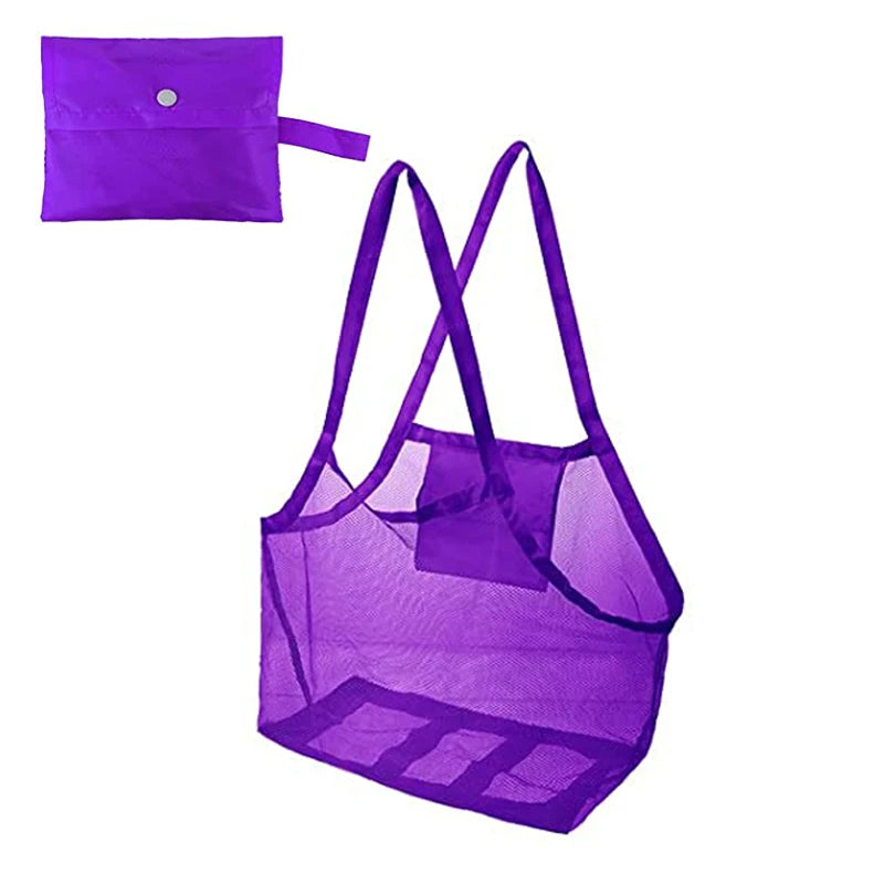 Children Sand Away Protable Mesh Bag Kids Toys Storage Bags Swimming Large Beach Bag for Towels Women Cosmetic Makeup Bag сумка The Little Baby Brand The Little Baby Brand