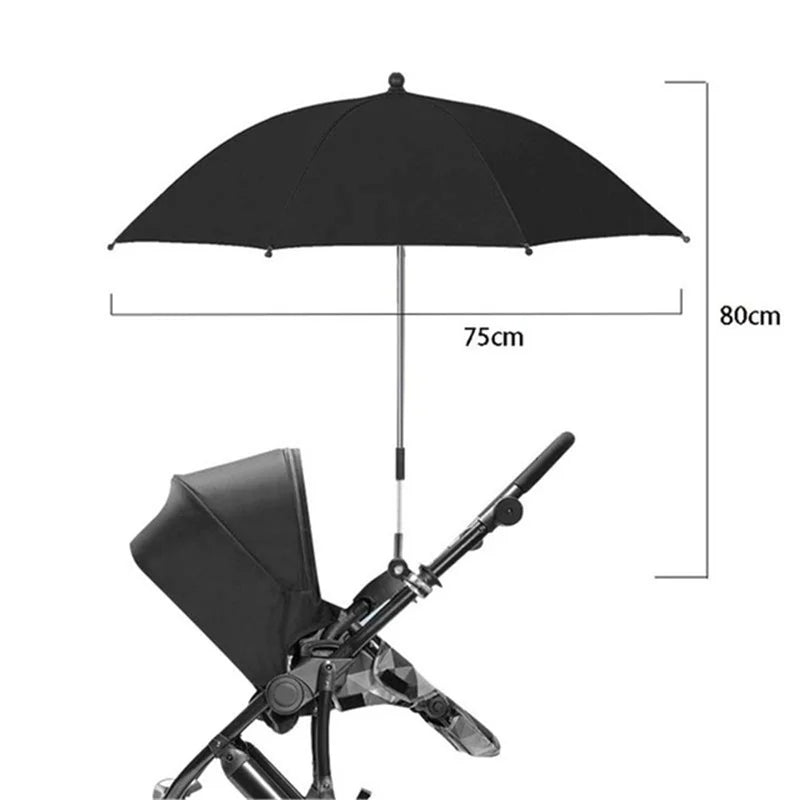 UV Protection Baby Stroller Umbrella With Clamp Universal Sunscree Rainproof Stroller Cover Umbrella  Baby Stroller Accessories The Little Baby Brand The Little Baby Brand